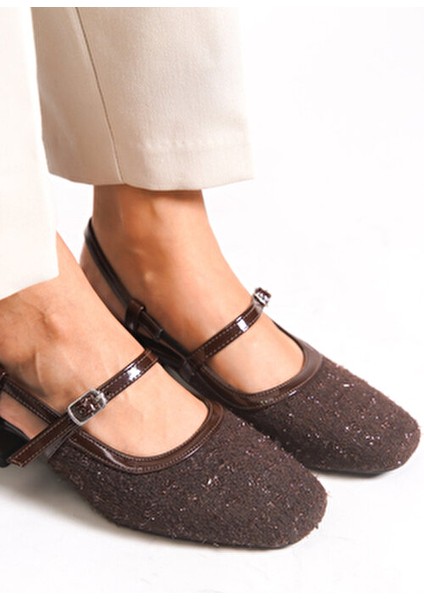 Aanlarel Kadın Topuklu Ayakkabı 0012035 Kahverengi fiyatları