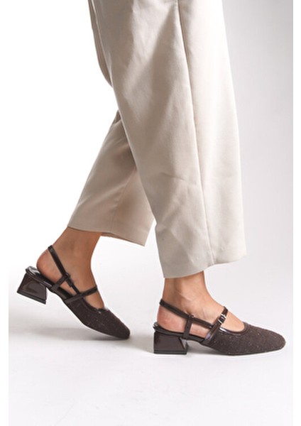 Aanlarel Kadın Topuklu Ayakkabı 0012035 Kahverengi fırsatları