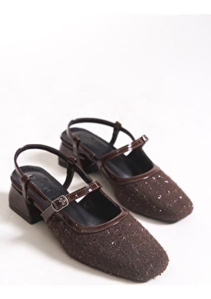 Aanlarel Kadın Topuklu Ayakkabı 0012035 Kahverengi indirimleri