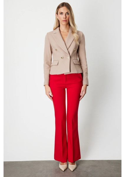 Ispanyol Paça Yan Cepli Pantolon