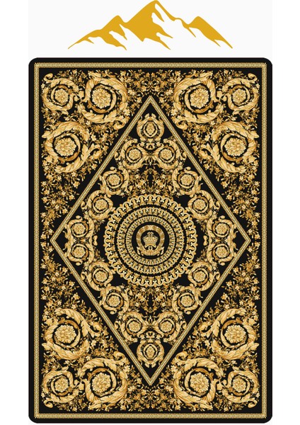 Modern Desenli Dijital Baskı Kaymaz Taban Halı H1098 modelleri