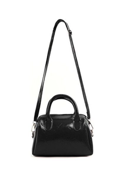 Kırışık Dokulu Siyah SHK184 Suni Deri ,fermuarlı Tek Bölmeli ,askılı El, Kol ve Omuz Çantası fırsatları