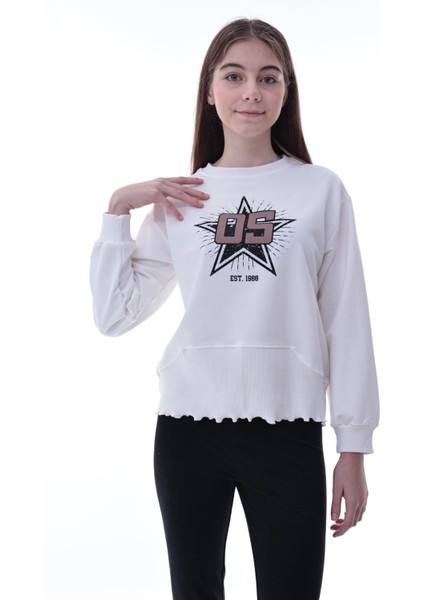 Yıldız Baskılı Kız Çocuk Sweat 2010 fiyatları
