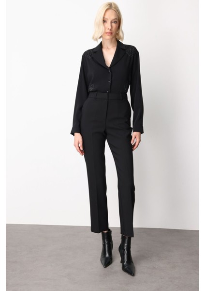 Yan Cepli Boru Paça Pantolon