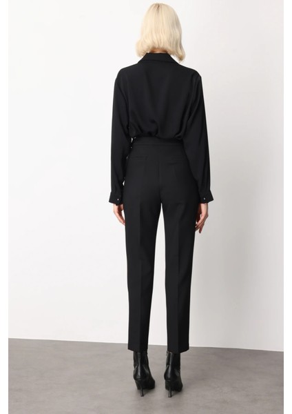 Yan Cepli Boru Paça Pantolon modelleri