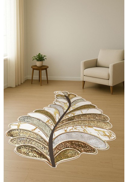 Modern Lazer Kesim Dijital Baskı Kaymaz Taban Halı H0415 fiyatları