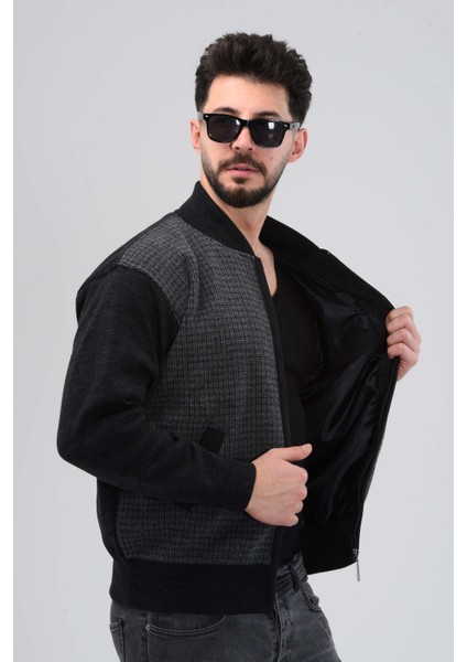 Erkek Baba ve Orta Yaş Triko Örgü Içi Astarlı Akrilik Fermuarlı Kışlık Baba Hırka fırsatları