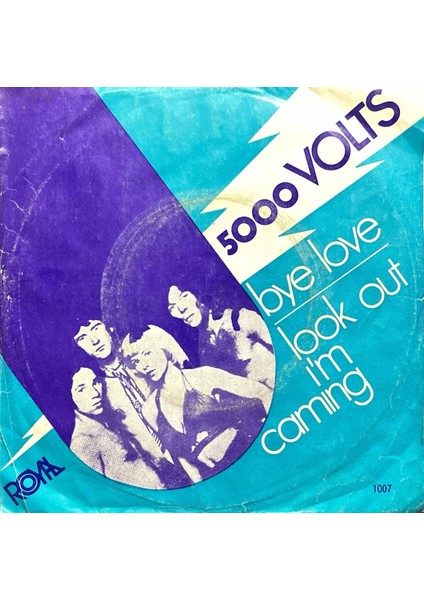 5000 Volts Bye Love 45LIK Plak