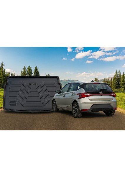 Hyundai I20 2020+ Uyumlu 3D Bagaj Havuzu Premium fırsatları