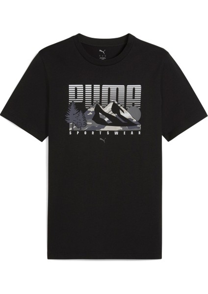 Graphics Mountain Tee Erkek Spor Tişört