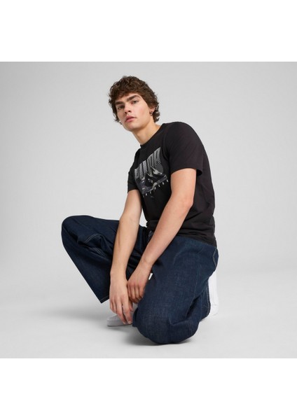 Graphics Mountain Tee Erkek Spor Tişört indirimleri