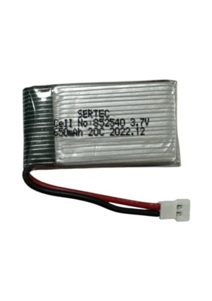 852540 / 3.7V - 650mAh - 20C BEYAZ SOKET (601601)