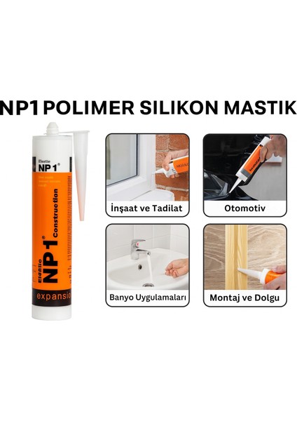 Polimer Silikon Mastik | Silan Modifiyeli Polimer Yapıştırıcı & Sızdırmazlık | Yüksek Tutunma – Boyanabilir fiyatları