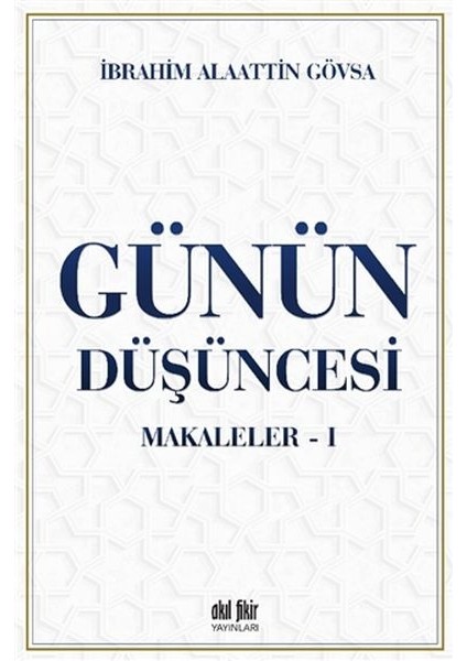 Günün Düşüncesi - Makaleler 1