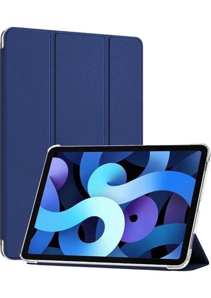 Redmi Pad Se 11INÇ ile Uyumlu Kılıf Pu Deri Smart Standlı Case Lacivert
