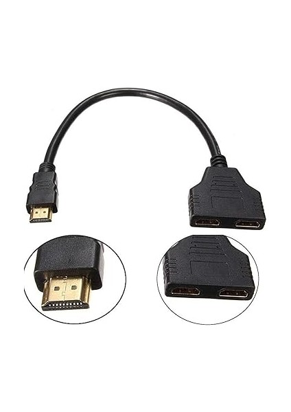 AL-4664 2 Port HDMI Splitter Switch Çoklayıcı indirimleri