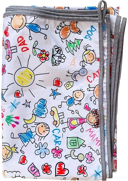 Family, 145X300CM Su Geçirmez, Yer/masa Örtüsü, Aktivite, Yemek ve Oyun Için, Doğa Dostu ve Çevreci,