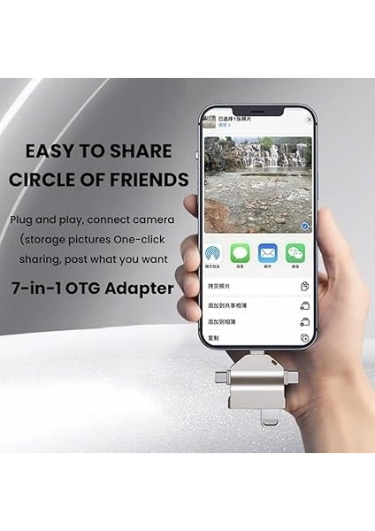 USB Otg Kart Okuyucu Micro USB Type-C ve Lightning Uçlu Telefon Pc Bilgisayar ve Notebook Uyumlu Mikro Sd Kart Okuyucu ZR591 fırsatları