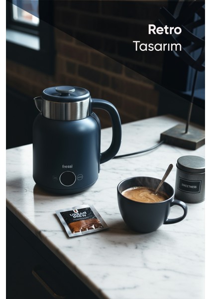 Elektrikli Su Isıtıcı Kettle 1.5 L Çelik Hazne Kt-01 Urban indirimleri