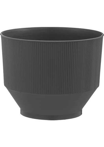 S281 Lüks Saksı Dekoratif Saksı, Antrasit, 15.5cm, 1.7 Litre fiyatları