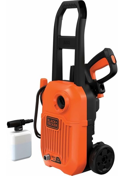 + Decker Black + Decker 1650W 120BAR/1740 Psı Basınçlı Yıkama Makinesi Siyah Turuncu