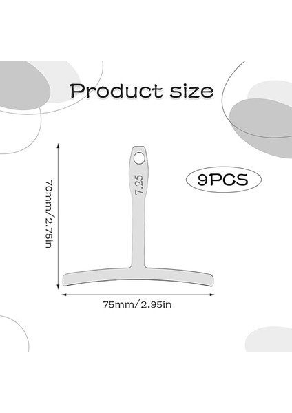 Gitar Radius Gauge, 9 Adet Gitar Luthier Aleti, Yarıçap Ölçer, Yarıçap Ölçeri, Paslanmaz Çelik, Gitar Onarımı ve Bakımı Için Yarıçaplı Cetvel Ölçer modelleri