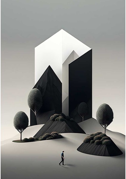 Sessiz Formlar Peyzaj Salon Oturma Odası Kanvas Tablo Duvar Resim fiyatları