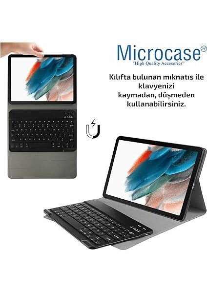 Samsung Galaxy Tab A8 SM-X200 10.5 (2021) Bluetooth Klavyeli Standlı Kılıf - Bkk1 fiyatları