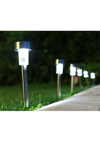 Bahçe Lambası, 10'lu LED Direk Aydınlatma Seti, Su Geçirmez IP44, Güneş Enerjili, Kolay Kurulum, Bahçe ve Dış Mekan Için fırsatları