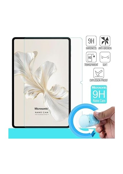 Honor Pad 9 Nano Glass Cam Ekran Koruyucu [honor Pad 9 ile Uyumlu Ekran Koruyucu - Şeffaf] fiyatları