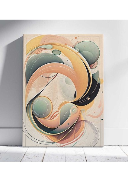 Eterik Akışkan Dalgalar Kanvas Tablo Duvar Resim