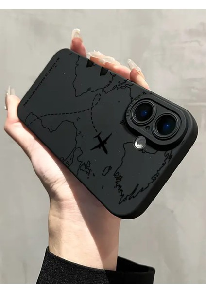 Apple iPhone 17 Uyumlu – Harita Desenli Yumuşak Silikon Kılıf, Darbeye Karşı Dayanıklı Kapak indirimleri