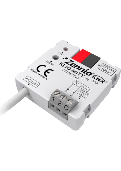 Zennio Klıcmıtt V2 Knx Mitsubishi Electric Klima Kontrol Ünitesi 2 Yönlü Ağ Geçidi CN105/CN92 Uyumlı