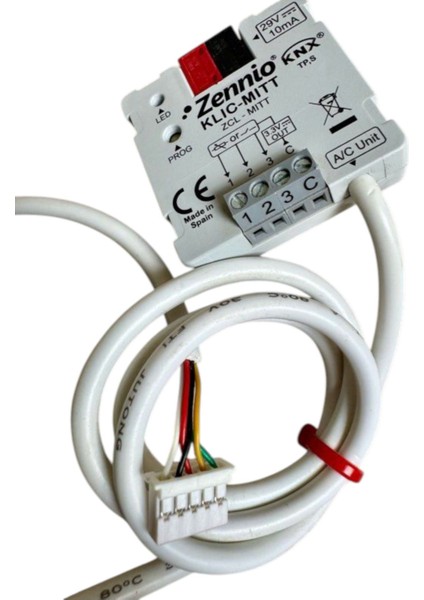 Zennio Klıcmıtt V2 Knx Mitsubishi Electric Klima Kontrol Ünitesi 2 Yönlü Ağ Geçidi CN105/CN92 Uyumlı modelleri