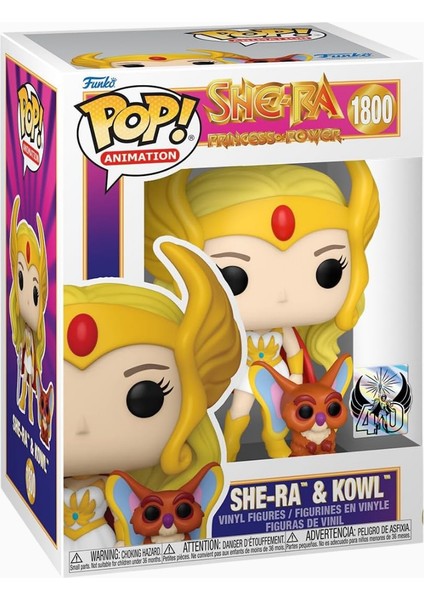Pop! She-Ra & Kowl Masters Of The Universe Figür