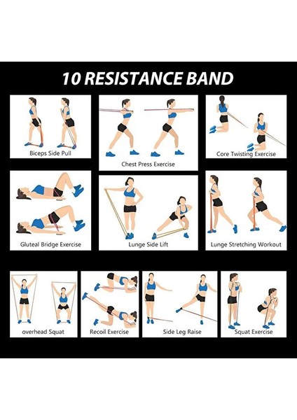 Çeşitli kg Direnç Bandı, Gym Barfiks Direnç Bandı, Kas Geliştirme Direnç Bandı, Pilates Egzersiz Bandı fırsatları