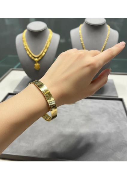 14 gr (Gram) Ray Şarnel Bilezik Yatırımlık 22 Ayar Altın