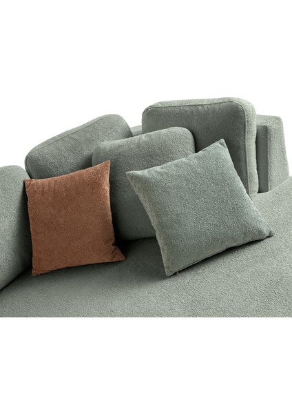 Venezia Köşe Koltuk Su Yeşili Sağ Köşe