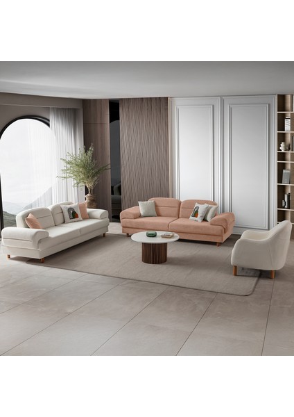 Lizbon Yataklı Sandıklı Koltuk Takımı 3+3+1+1 Pembe modelleri