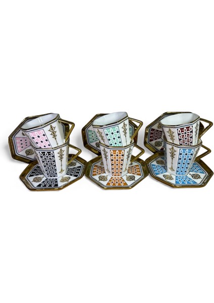 Porselen Fincan Takımı 6lı 90 cc (RSY-237) indirimleri