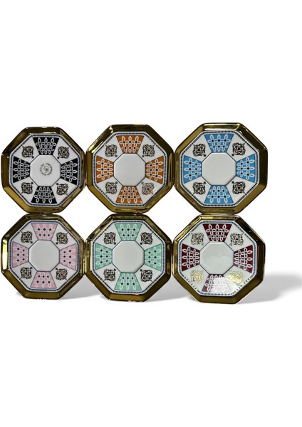 Porselen Fincan Takımı 6lı 90 cc (RSY-237)