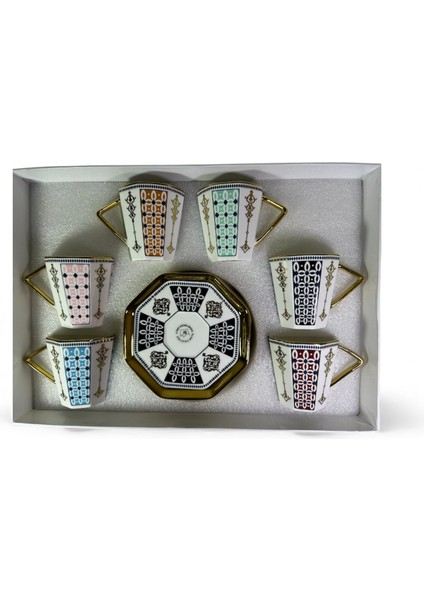 Porselen Fincan Takımı 6lı 90 cc (RSY-237)