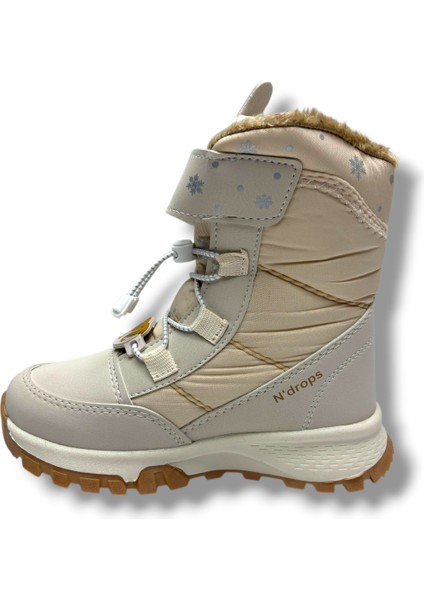 014-26 Deri Kürklü Paraşüt Kumaş Kız Çocuk Bot 31-35 modelleri