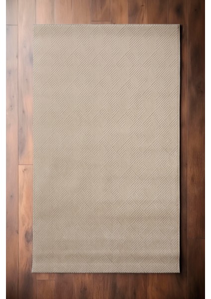 Rölyef Halı Yolluk Vizon | Kaymaz Taban | Makinada Yıkanabilir | Salon, Mutfak & Koridor modelleri