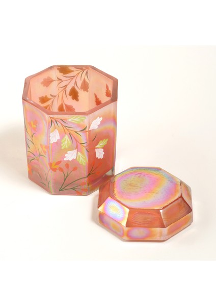 Aravalı El Boyaması Dekoratif Obje 10X10X14 cm Lüster Turuncu modelleri