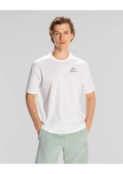 Frotis Erkek Beyaz Regular Fit Tişört