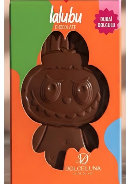 Dolceluna Lalubu Figürlü Dubai Dolgulu Premium Çikolata 100 G – Yoğun ve Yumuşak Tat fiyatları