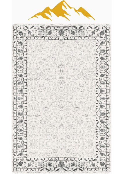 Vintage Desen Dijital Baskı Kaymaz Taban Halı H1036 modelleri