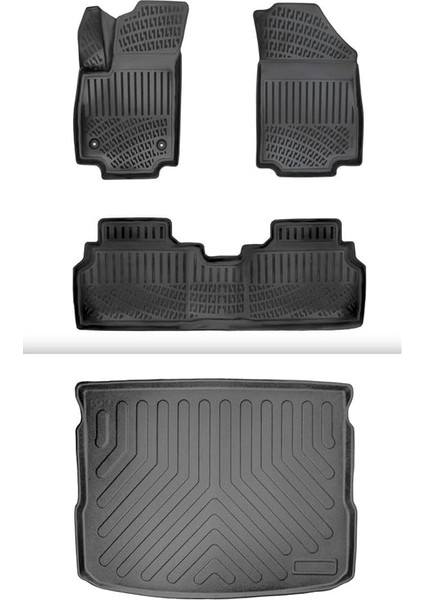 Ev3 2024 Sonrası Havuzlu Paspas ve Üst Bagaj Havuzu Seti Bizymo