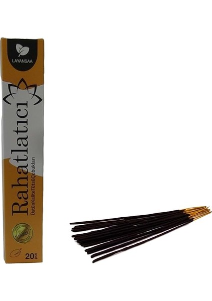 Relaxing (Rahatlatıcı) Kokusu Özel Aroma Kokusu Agarbatti Arınma 20 Adet 1 Paket Çubuk Tütsü fiyatları